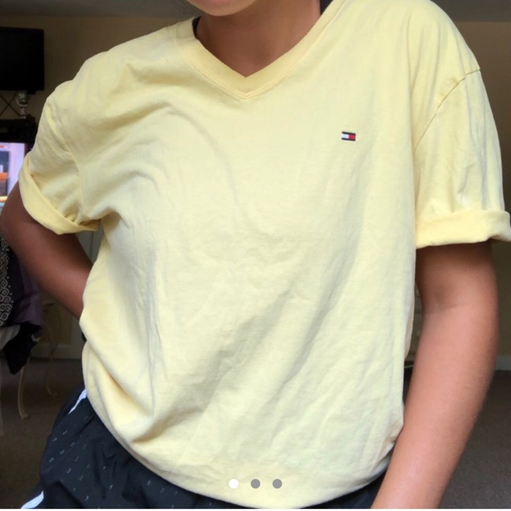 Tommy Hilfiger Pastel Yellow Tee